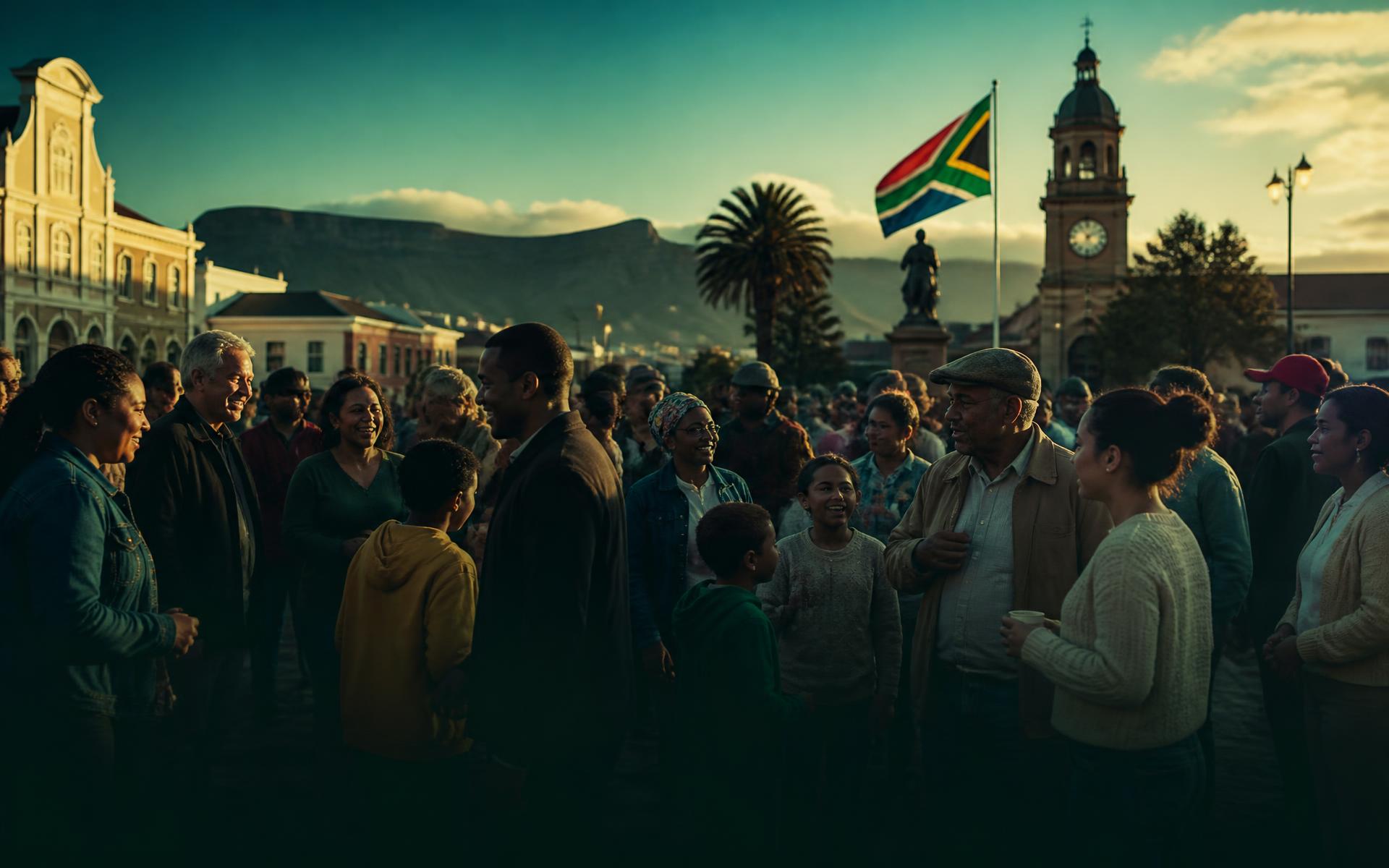 Community members connecting and organising together
